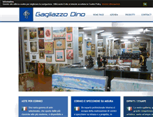 Tablet Screenshot of gagliazzodino.com